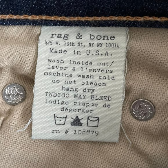 Rag & Bone Skinny Denim in Heritage Wash - Picture 9 of 12
